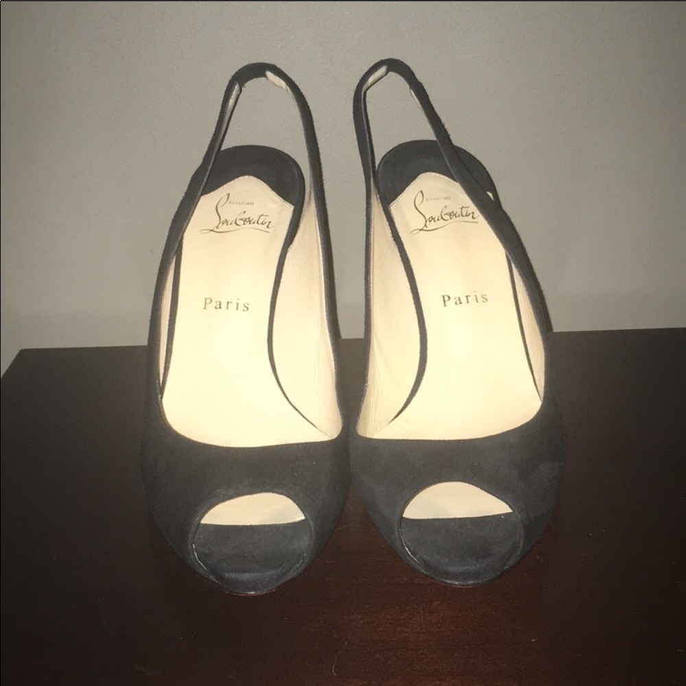 Sling heel Louboutin - Picture 2 of 6